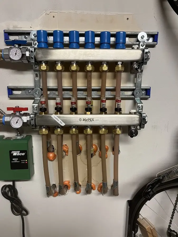 Plumber performing Leak Detection at a residential property in Hilmar-Irwin